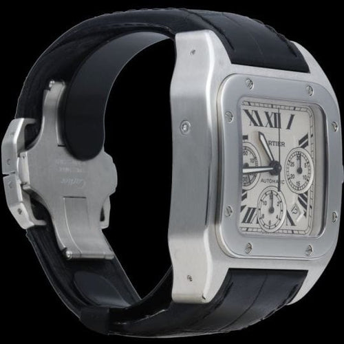 Montre Cartier Montre Santos 100 Xl Chronograph 58 Facettes MT44201