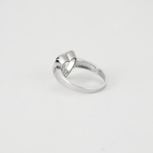 Bague 54 Bague coeur diamants en mouvement 58 Facettes