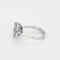 Bague 53,5 Bague fleur en or blanc et diamants 58 Facettes B250513