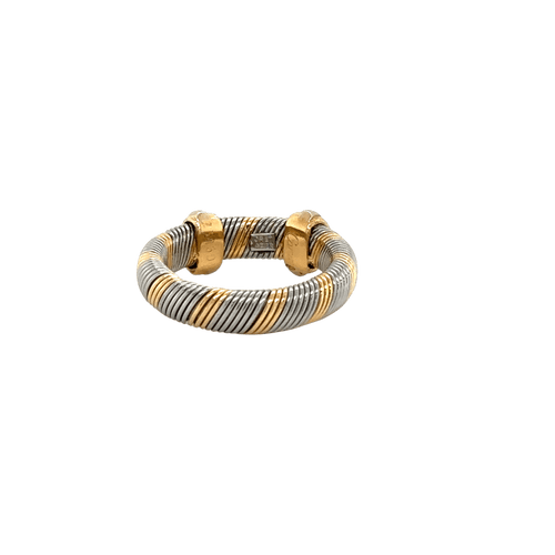 Bague 47 Cartier - Bague Motif trinity Acier et or 58 Facettes 1.0000024/1
