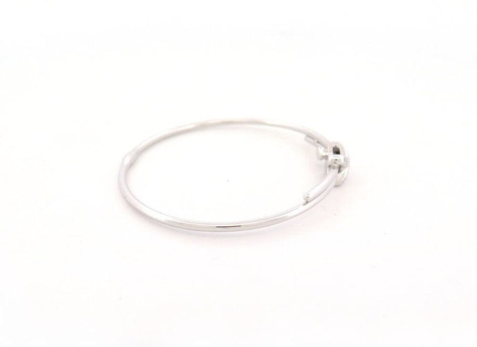 Bracelet bracelet CHAUMET jonc jeux de liens en or blanc 18k 13.4gr diamants 58 Facettes 265471