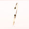 Bracelet POMELLATO-Bracelet jonc ouvert péridots diamants en or jaune 58 Facettes