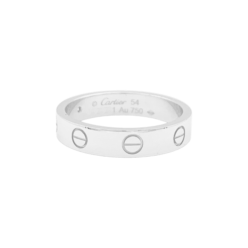 Bague 54 Bague Cartier "Love" or blanc, diamant. 58 Facettes 34458