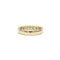 Bague 55 Demi-Alliance - or jaune et diamants 58 Facettes 240238R