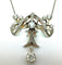 Pendentif Pendentif diamant antique de style Art Nouveau en or. 58 Facettes 50371