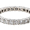 Bague 54.5 Bague Alliance Or blanc Diamant 58 Facettes 2820736CN