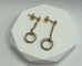 Boucles d'oreilles Boucles d'oreilles 2 ors pendantes 58 Facettes LP262/5