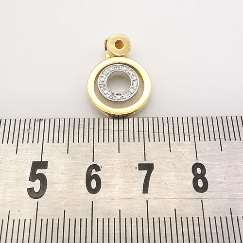 Pendentif Pendentif or jaune & diamants 58 Facettes