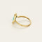 Bague 54 GUERIN - Bague ALISMA or jaune, cabochon turquoise 58 Facettes LP1505/