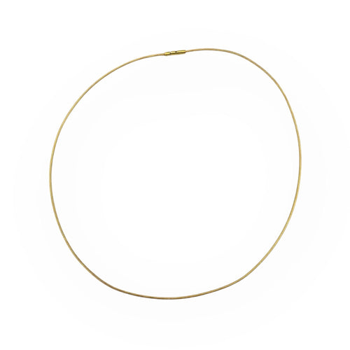Collier Collier câble or jaune 40 cm 58 Facettes 149062580