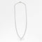 Collier Collier solitaire or blanc et diamant poire 58 Facettes B240570