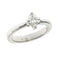 Bague 53 Bague Solitaire en or blanc, Diamant Naturel 58 Facettes AG-20M1844