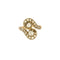 Bague 53 Bague Toi & Moi or jaune et gris, diamants 58 Facettes LOR3526