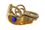 Boucles d'oreilles Boucles d'oreilles vintage signées Boucheron serties de saphirs cabochons 58 Facettes 17342-0280