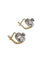 Boucles d'oreilles Boucles d’oreilles en or jaune et blanc diamants 58 Facettes