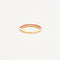 Bague 53 Bague or jaune céramique rouge 58 Facettes 3131750