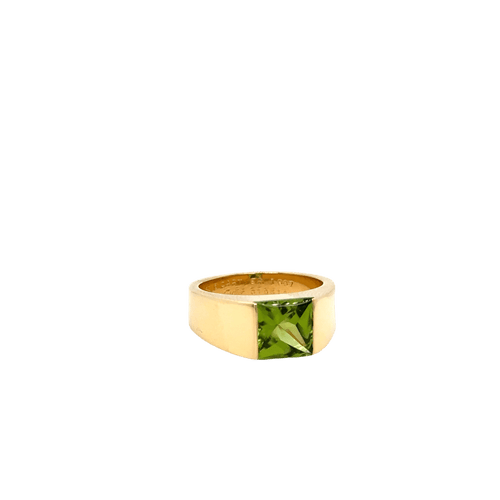 Bague 53 Cartier - Bague Tank péridot Or jaune 58 Facettes 1.0000204/1