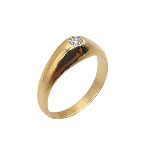 Bague 51 Bague or jaune et diamant 58 Facettes