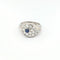 Bague Bague en or blanc diamants et saphir 58 Facettes 29701