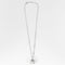 Collier Chaîne et pendentif fer à cheval en or blanc et diamants 58 Facettes B240747