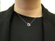 Collier collier HERMES pendentif finesse h219315b 00 39-41 or rose 18k 17 diamants 58 Facettes 266326