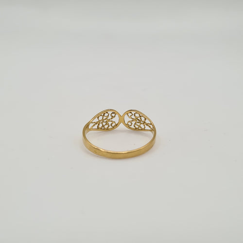 Bague 50 Bague or jaune 58 Facettes