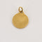 Pendentif AUGIS - Médaille sentimental en or jaune 58 Facettes HAV0689