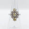 Bague 51 Bague marquise art déco or blanc, diamant jaune et diamant blanc 58 Facettes A05663