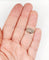Bague Art Déco or blanc, diamant et monture géométrique 58 Facettes A05884