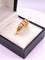 Bague 58.5 Bague jarretière or ornée de rubis et diamants 58 Facettes
