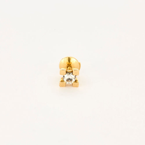 Boucles d'oreilles Boucles d'oreilles or jaune et diamants 58 Facettes 250111