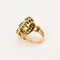 Bague 49 Bague or jaune, émeraudes et diamants 58 Facettes 240057