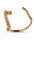 Bracelet Gourmette identité en or jaune 18 carats 58 Facettes