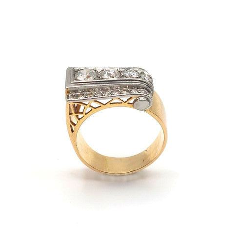 Bague 58 Bague Tank « Auguste » 58 Facettes 193