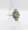 Bague 51 Bague marquise art déco or blanc, diamant jaune et diamant blanc 58 Facettes A05663