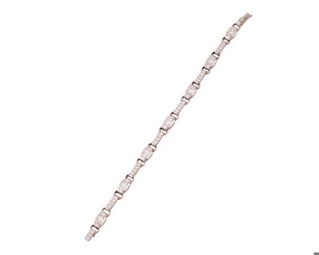 Bracelet Bracelet Art Déco diamants 58 Facettes