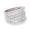 Bague 50 Bague en or gris 18K avec 2,33 Cts de diamants - Vers 2009 - Taille 50 58 Facettes FB09734