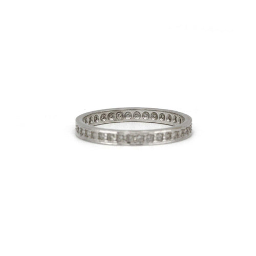 Bague 57 Alliance - Or et diamants 58 Facettes 240017SP