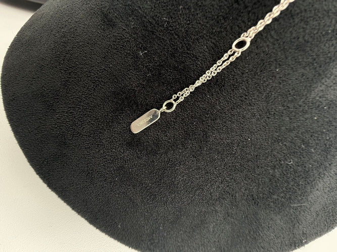 Collier Messika - Collier en or blanc "Move classique" 58 Facettes 1