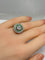 Bague 57 Bague style Art Déco Diamants Emeraudes 58 Facettes AB67