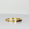 Bague 56 Bague en or jaune avec saphirs bleu foncé 58 Facettes 2505017