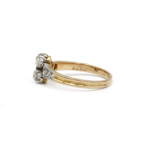 Bague 52 Bague or jaune diamants 58 Facettes 250012R