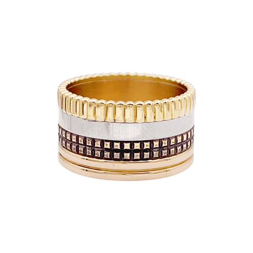 Bague 56 Bague Boucheron "Quatre Classique Large" trois ors. 58 Facettes 34501