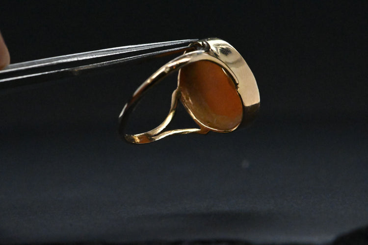 Bague 52 Bague camée antique en or 58 Facettes