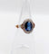 Bague 50 Bague pompadour art deco or rose 18k saphir et diamants taille rose (circa 1910) 58 Facettes A06152