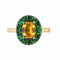 Bague 58 The Garden ring– Unique Creation by Gianpiero Casolani 58 Facettes GCR002