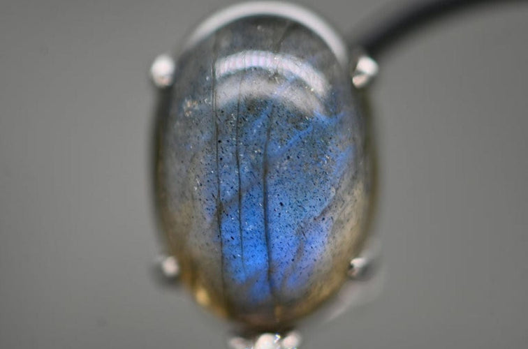 Boucles d'oreilles Boucles d'oreilles pendantes Labradorite, Perles de culture, Diamants 58 Facettes