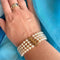 Bracelet Bracelet manchette vintage Perles de culture Or 18K 58 Facettes AA 1706