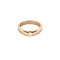 Bague 54,5 Bague jonc en or rose et diamants 58 Facettes CAL22182
