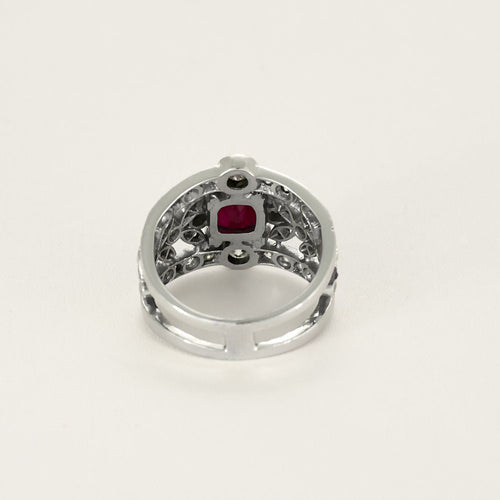 Bague 52 Bague en Or blanc 18k 58 Facettes B250539